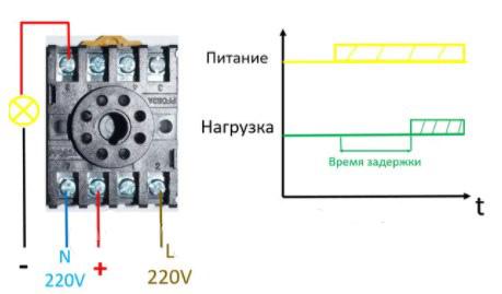 Схема подключения таймера 2