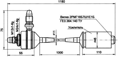 Рис.1. Чертеж датчика ДРД