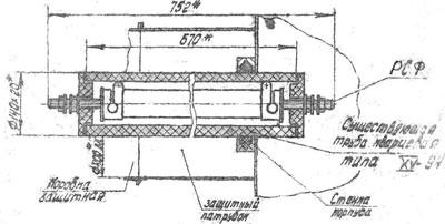Рисунок.2. Резистор РСФ установка в горизонтальное положение в электрофильтрах УГЗ; УГТ