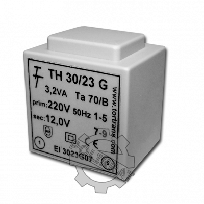 Малогабаритные трансформаторы для печатных плат ТН 30/23 G - фото