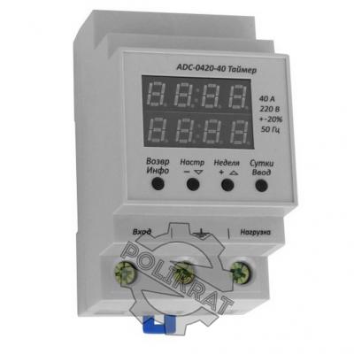 Таймер недельный/суточный ADC-0420-40 фото 1