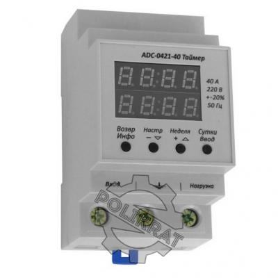 Таймер недельный/суточный ADC-0421-40 фото 1